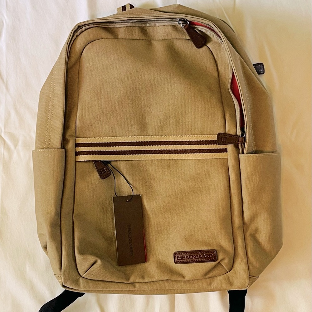 TEDDY ZIPPER BACKPACK IN DESERT CANVAS BY BAEKGAARD NWT